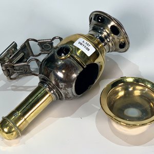 Réplica de Farol para Carruaje en Chapa Bronceada - imagen 2