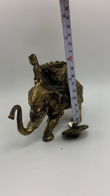 Estatua de elefante en bronce - imagen 1