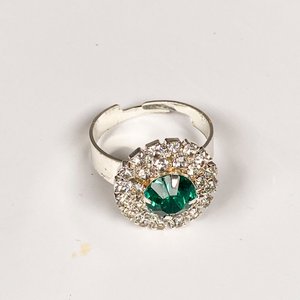 Conjunto de Bijouterie Fantasía con Piedras Verdes - imagen 5