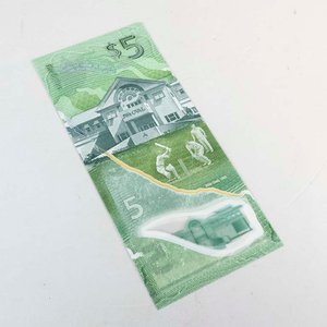 Billete de Barbados de 5 Dólares de Polímero (2022) Sin Circular - imagen 2