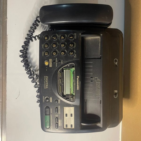 Fax Panasonic Negro con Contestador Digital y Manos Libres - imagen 1