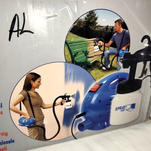 Kit Pintor Eléctrico Spray Gun con Tacho de Aluminio - imagen 5