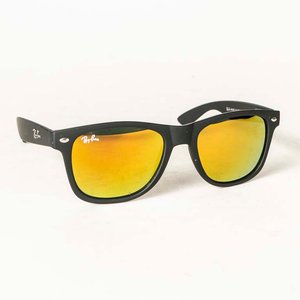 Lote siguiente: Lentes de Sol Estilo Wayfarer con Lentes Naranjas Espejados