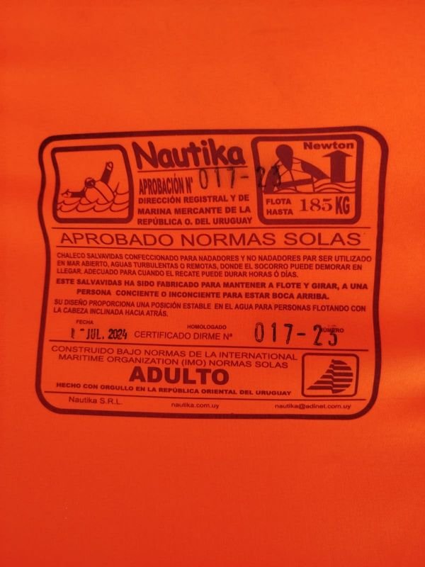 Vestimenta de Salvavidas Nautika Certificada - imagen 2