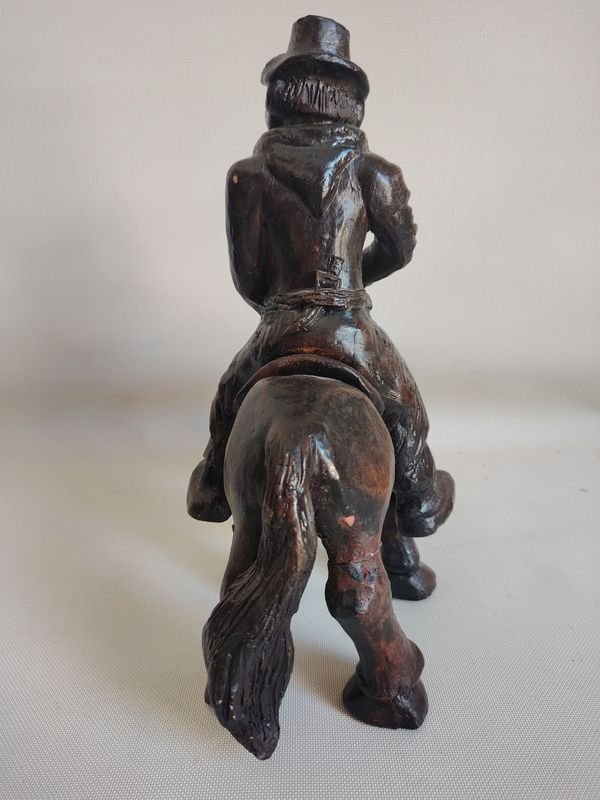 Escultura de barro cocido en estilo Molina Campos - imagen 3