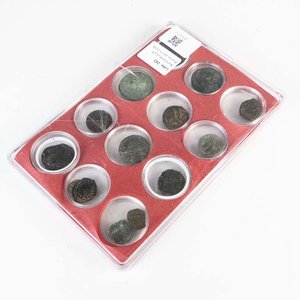 Lote de 13 Monedas Antiguas Romanas, Griegas y Bizantinas - imagen 2
