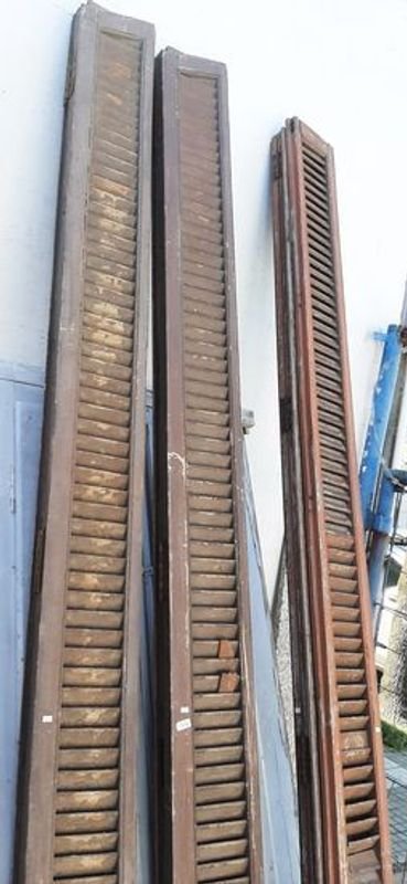 Postigos de madera de 3 hojas para ventanas - imagen 2