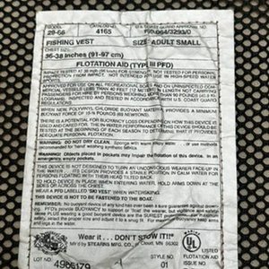 Chaleco de Pesca y Salvavidas Bass Pro Shops Talle S/M - imagen 3