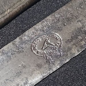 Cuchillo Antiguo Guazubirá con Vaina de Cuero y Hoja de Acero Solingen - imagen 3