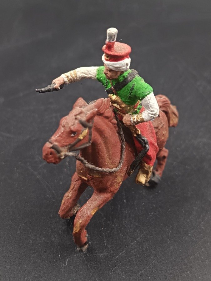 Soldado Mameluco Francés a Caballo - Figura Coleccionable