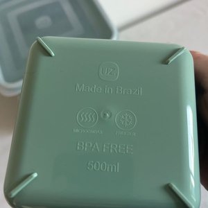 Juego de 3 Tupper "UZ" Mint con Tapa Hermética - imagen 5