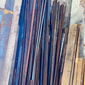 Lote de Planchuelas y Varillas de Hierro Variadas - imagen 2