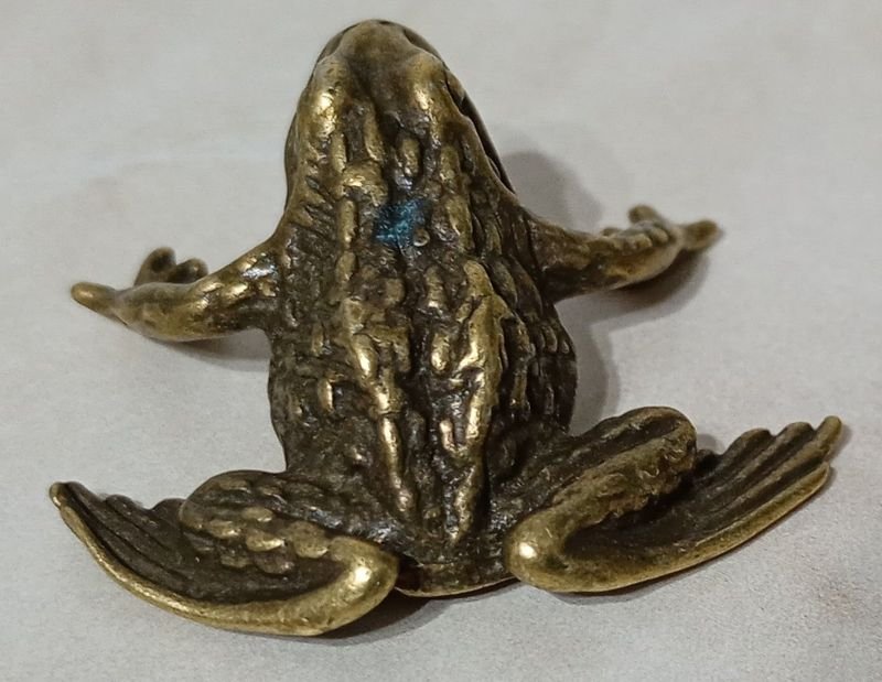 Figura en Bronce de Sapo - Atracción de Fortuna - imagen 4