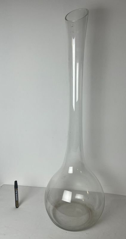 Vaso de cristal claro y elegante - imagen 3