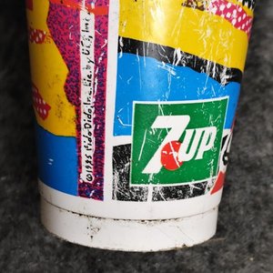 Vaso "Fido Dido" 7UP Años 90 Coleccionable - imagen 2