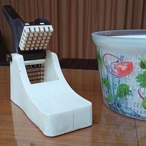 Cortadora Manual de Papas y Verduras con Centrifugadora Secadora - imagen 3