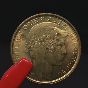 Moneda de 10 Centésimos de Uruguay 1930 - imagen 4