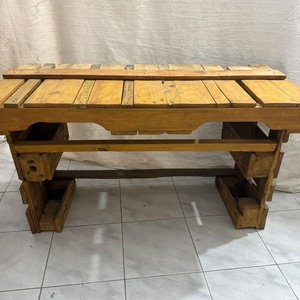 3 Mesas Rústicas de Madera Estilo Pallet - imagen 1