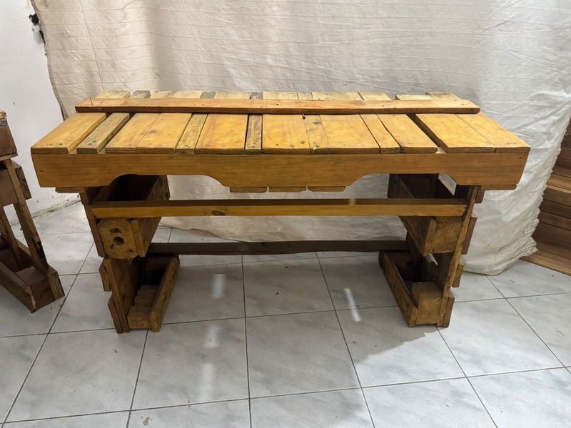 3 Mesas Rústicas de Madera Estilo Pallet