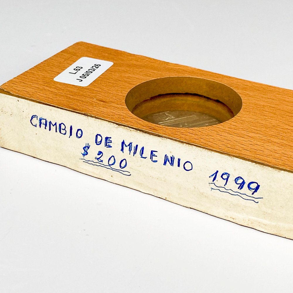 Moneda de plata del cambio de milenio 1999 - imagen 3