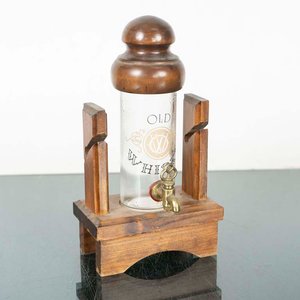 Lote siguiente: Dispensador de Whisky de Vidrio con Soporte de Madera