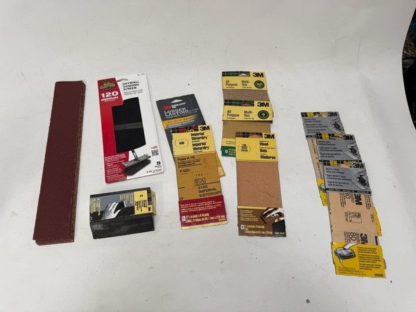 Lote de Lijas y Accesorios para Chapista y Pintura - imagen 1