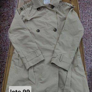 Prenda- Gabardina Beige talle 13-14 Zara Kids - imagen 2