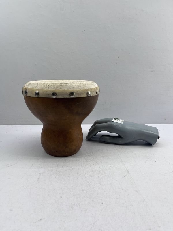 Tambor de Copa Artesanal Hecho con Mate y Lonja