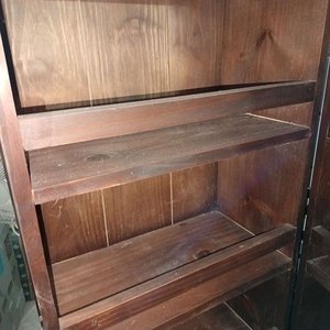 Biblioteca de Madera Maciza Doble Puerta - imagen 5