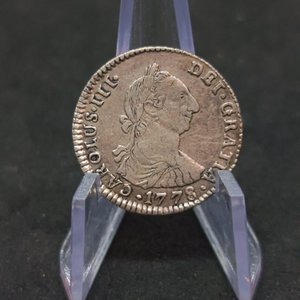 Moneda de Plata 1 Real 1778 Carlos III - Ensayo P.R. - imagen 4