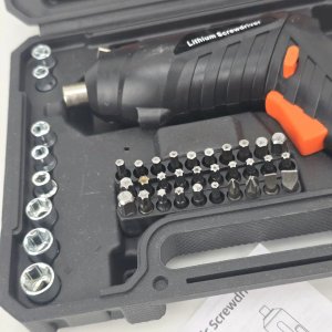 Destornillador Eléctrico Recargable con Set de Puntas y Tubos - imagen 3