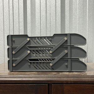 Bandejas Organizadoras Apilables de Plástico Gris - imagen 8