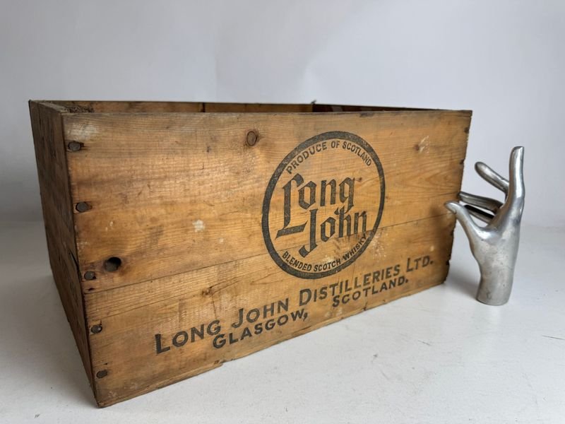Antiguo cajón de Long Jhon con propaganda - imagen 3