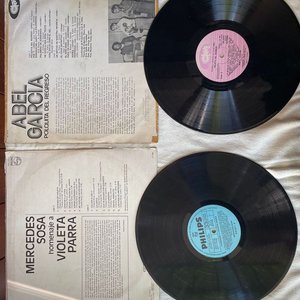 Lote de 2 Vinilos: Abelardo Parra "Pololita del Regreso" y Mercedes Sosa "Violeta Parra" - imagen 2