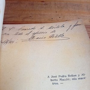 Folleto Teatral "Por el Buen Camino" Primera Edición Firmada por Mario Petillo (1926) - imagen 2