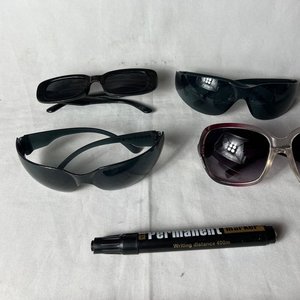 Lentes de Sol Negros y Transparentes - Pack de 4 - imagen 6