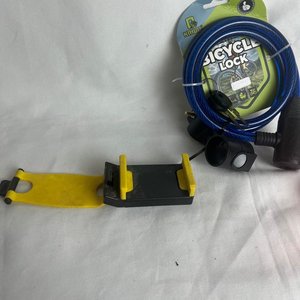 Kit Accesorios para Bicicleta: Candado, Soporte para Celular y Luz Roja - imagen 2