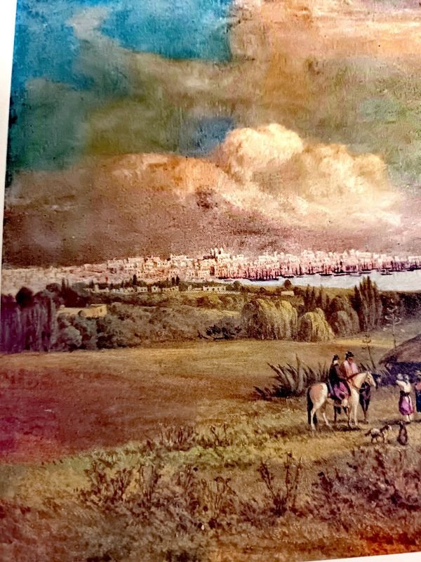Lámina: Vista de Montevideo (1856) - Alrededores Hospital Vilardebó - imagen 2