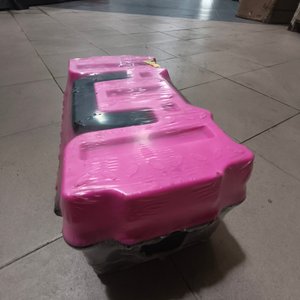 Caja de Herramientas Surtek Rosa y Negra con Tapa y Manija - imagen 3