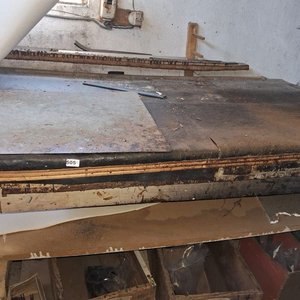Mesa de Trabajo Industrial de Madera - imagen 3