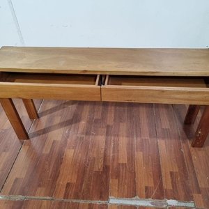 Consola o Mesa de Recibo de Madera Maciza con Cajones - imagen 2