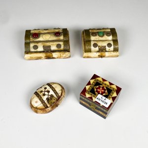 Cuatro cajas alhajeros, morisca y hueso - imagen 1