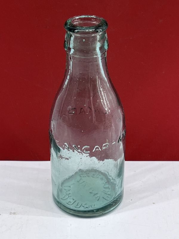 Botella de Vidrio Antigua ANCAP - Coleccionismo - imagen 1