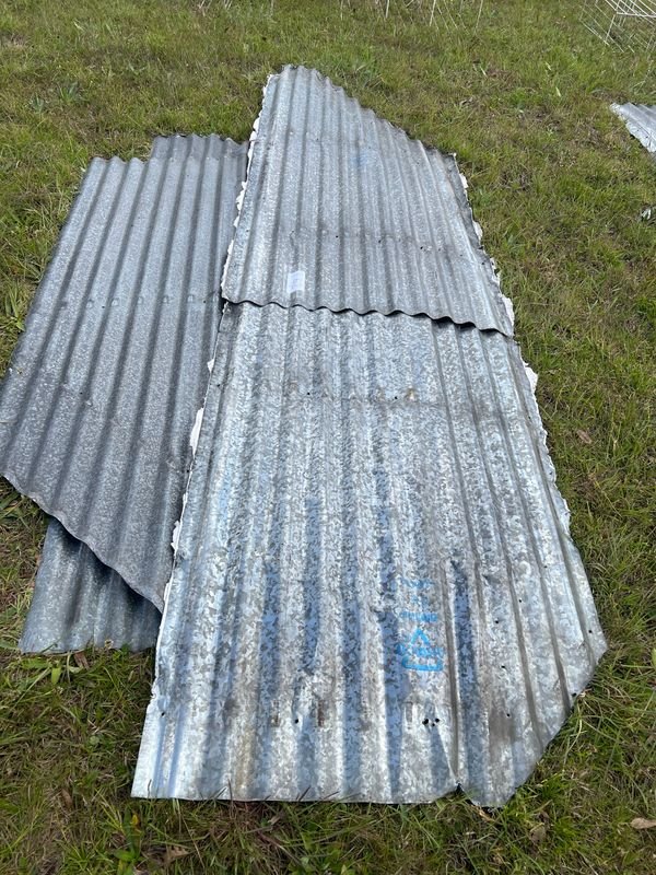 Lote de 5 Chapas Metálicas Onduladas