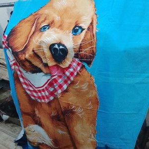 Lote siguiente: Mantel Rectangular con Dibujo de Perro Golden Retriever