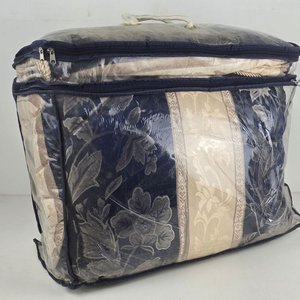 Juego de Acolchado "Luxurious Comfort" 7 Piezas Azul Marino con Detalles Ornamentales - imagen 3