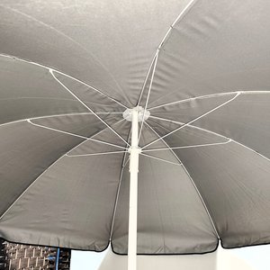 Sombrilla Negra Articulable para Patio o Playa con Filtro UV - Nueva - imagen 3