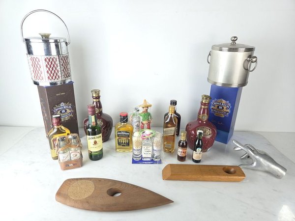 Bebidas alcohólicas y accesorios para el hogar