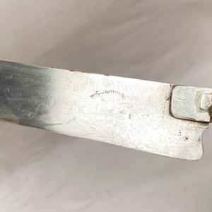 Cuchilla Antigua con Cabo de Madera y Bronce, Hoja de 30 cm - imagen 4