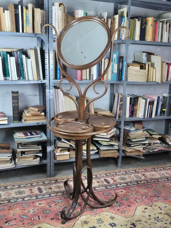 Espejo de Pie Basculante Estilo Thonet con Reparticiones